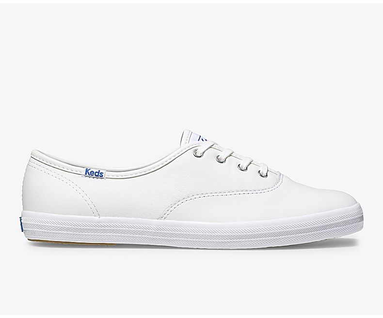 Keds Womens White Champion Shoes - Keds Shoes Official Site Champion Leather 697LVCDQN